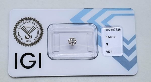 Diamante naturale IGI 0.50 G VS1 VGVGVG VSL - immagine 2