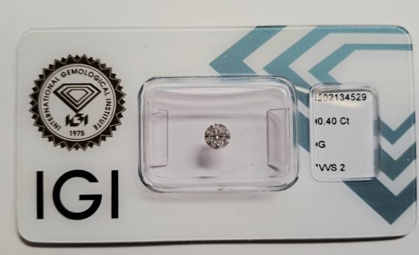 Diamante Naturale IGI 0.40 G VVS2 VGVGVG VSL - immagine 2